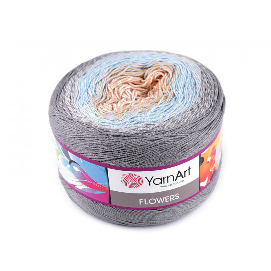 Kötőfonal Flowers 250 g | Mimib