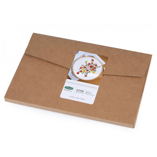 Hímző ajándék készlet virágcsokor | Mimib