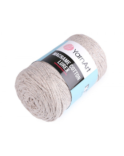 Kötőfonal Macrame Cotton lurex 250 g | Mimib