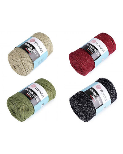 Kötőfonal Macrame Cotton lurex 250 g | Mimib