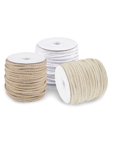 Ruha fonal / pamut paszomány / csomó Ø5 mm fonott | Mimib