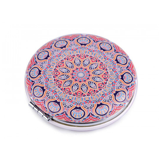 Kozmetikai tükör gömbölyű mandala | Mimib