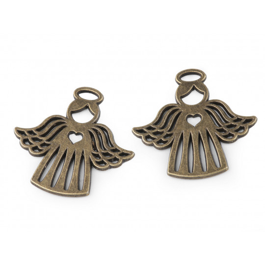Medál angyal 27x28 mm | Mimib