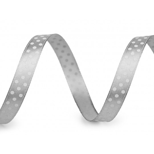 Szatén szalag pöttyökkel szélessége 10 mm | Mimib