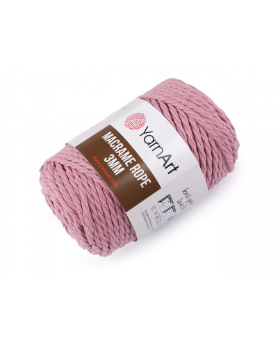 Kötőfonal Macrame Rope 3 mm 250 g | Mimib