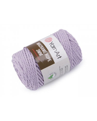 Kötőfonal Macrame Rope 3 mm 250 g | Mimib