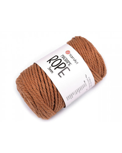 Kötőfonal Macrame Rope 3 mm 250 g | Mimib