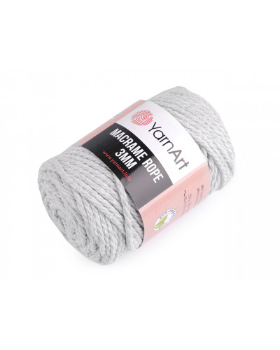 Kötőfonal Macrame Rope 3 mm 250 g | Mimib