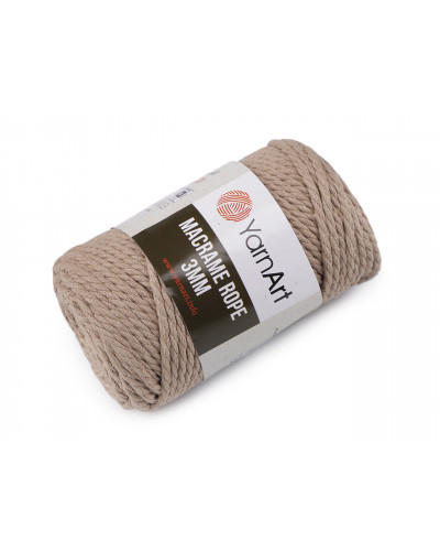 Kötőfonal Macrame Rope 3 mm 250 g | Mimib