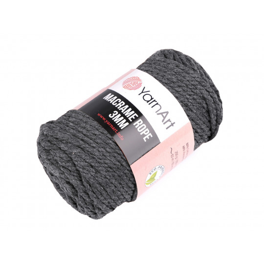 Kötőfonal Macrame Rope 3 mm 250 g | Mimib