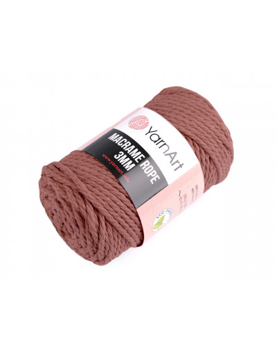 Kötőfonal Macrame Rope 3 mm 250 g | Mimib