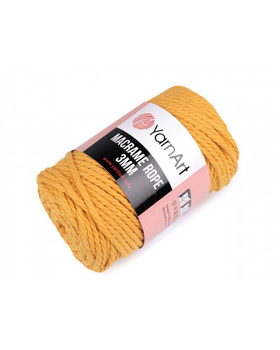 Kötőfonal Macrame Rope 3 mm 250 g | Mimib