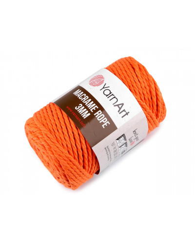 Kötőfonal Macrame Rope 3 mm 250 g | Mimib