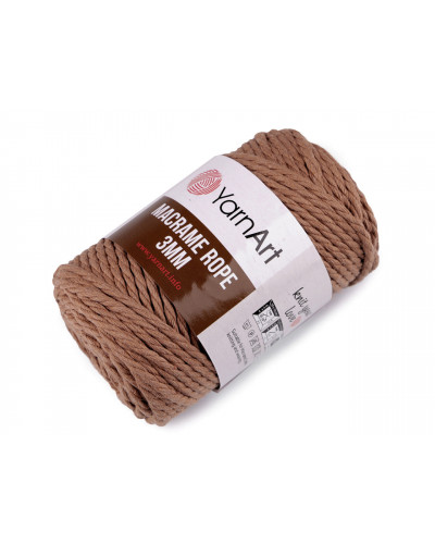 Kötőfonal Macrame Rope 3 mm 250 g | Mimib