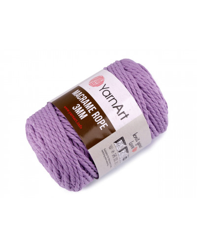 Kötőfonal Macrame Rope 3 mm 250 g | Mimib