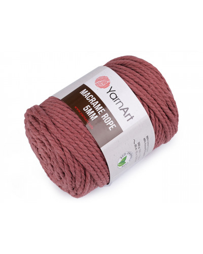 Kötőfonal Macrame Rope 5 mm 500 g | Mimib