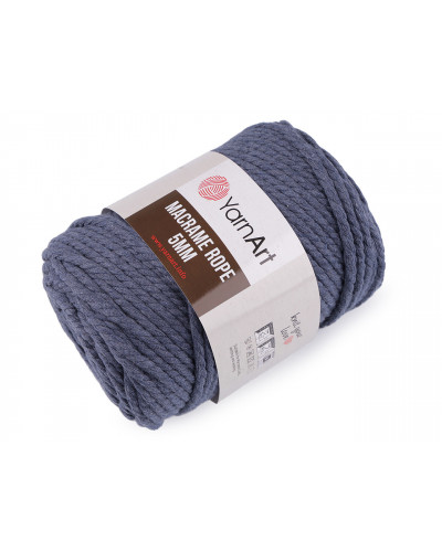 Kötőfonal Macrame Rope 5 mm 500 g | Mimib