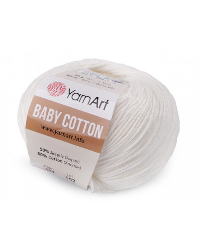 Kötőfonal Baby Cotton 50 g | Mimib