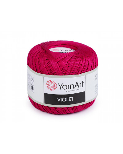 Pamut fonal horgolásra Violet 50 g | Mimib