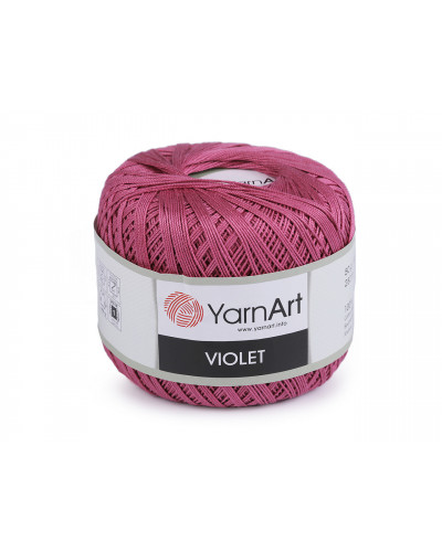 Pamut fonal horgolásra Violet 50 g | Mimib