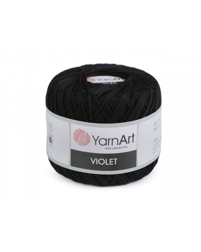 Pamut fonal horgolásra Violet 50 g | Mimib