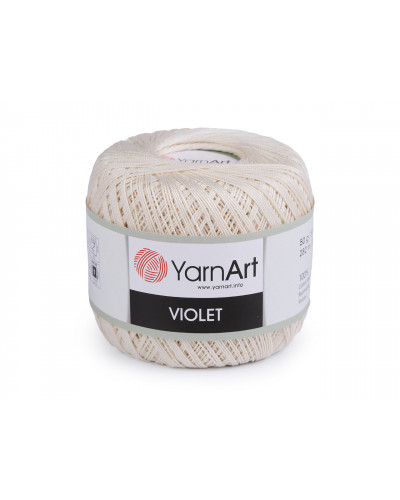 Pamut fonal horgolásra Violet 50 g | Mimib