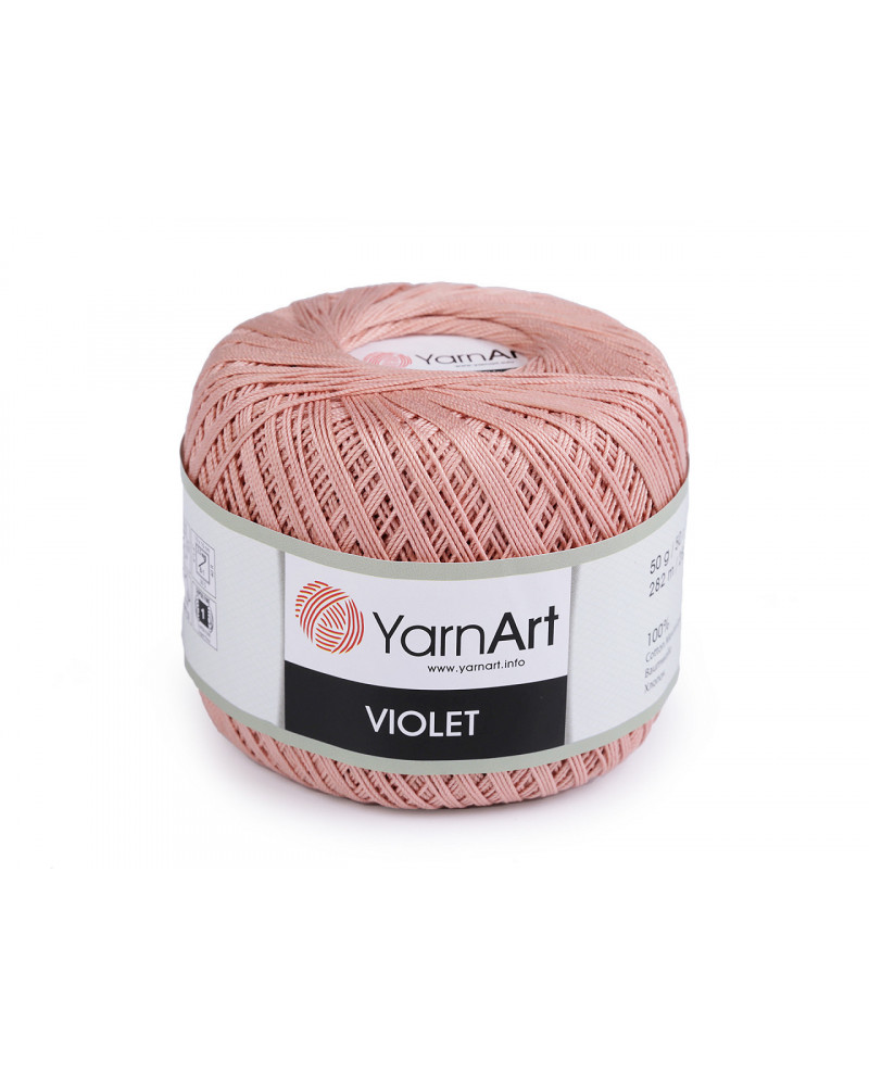 Pamut fonal horgolásra Violet 50 g | Mimib