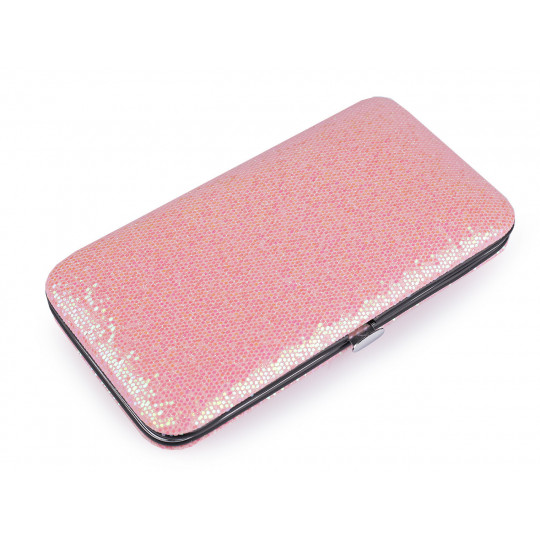 Manikűrkészlet tokban glitterekkel | Mimib