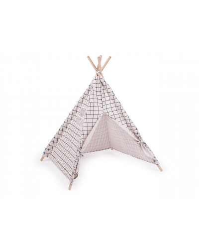 Gyerek sázor Teepee 80x80x95 cm | Mimib