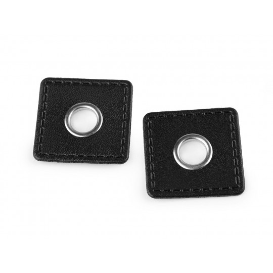 Ringli bőr négyzett rávarrásra 10 mm | Mimib