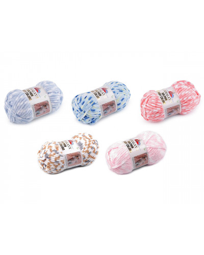 Fonott zsinil fonal Dolphin Baby Colors 100 g | Mimib