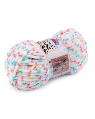 Fonott zsinil fonal Dolphin Baby Colors 100 g | Mimib