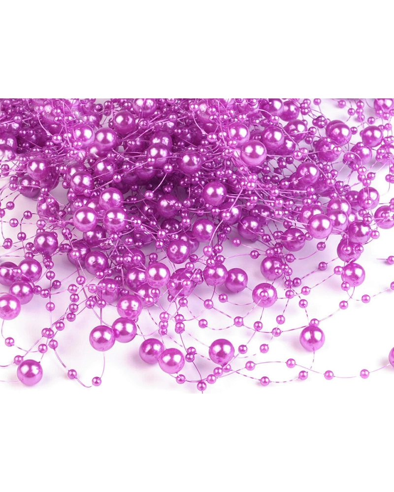 Gyöngy fűzér damilon Ø7mm hossz 130cm | Mimib