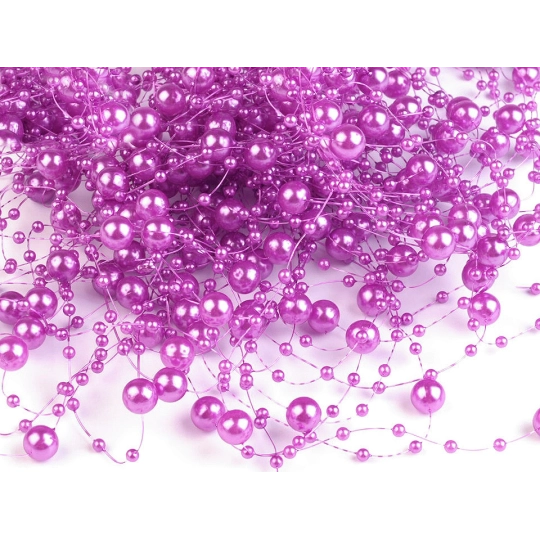 Gyöngy fűzér damilon Ø7mm hossz 130cm | Mimib