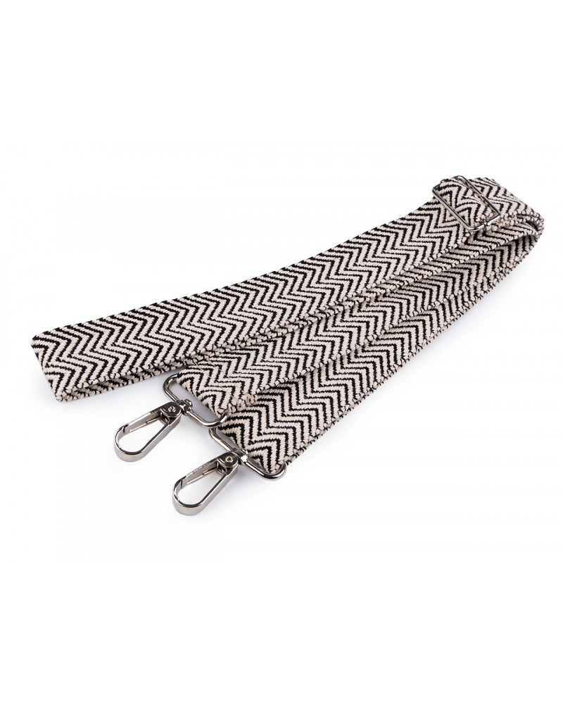 Textil táskapánt / táska heveder karabinerrel szélessége 3,8 cm | Mimib