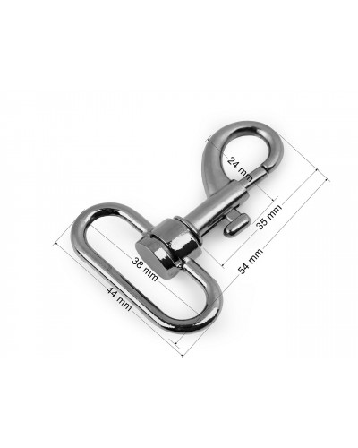 Fém karabiner bújtató 38 mm | Mimib