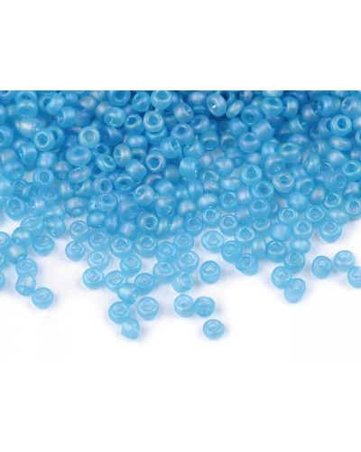 Rokajl 8/0 - 3 mm frosted AB | Mimib