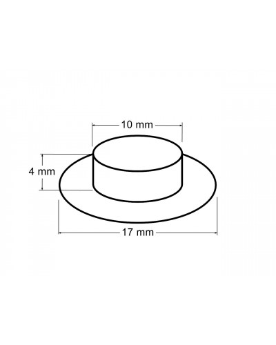 Tömítések alátéttel belső Ø10 mm / külső Ø17 mm kövekkel | Mimib