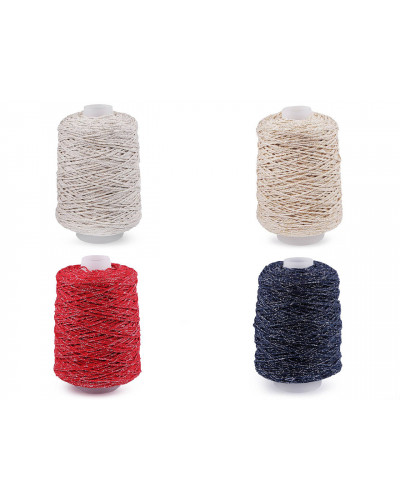 Kötőfonal Chic lurexel, macrame 300 g | Mimib