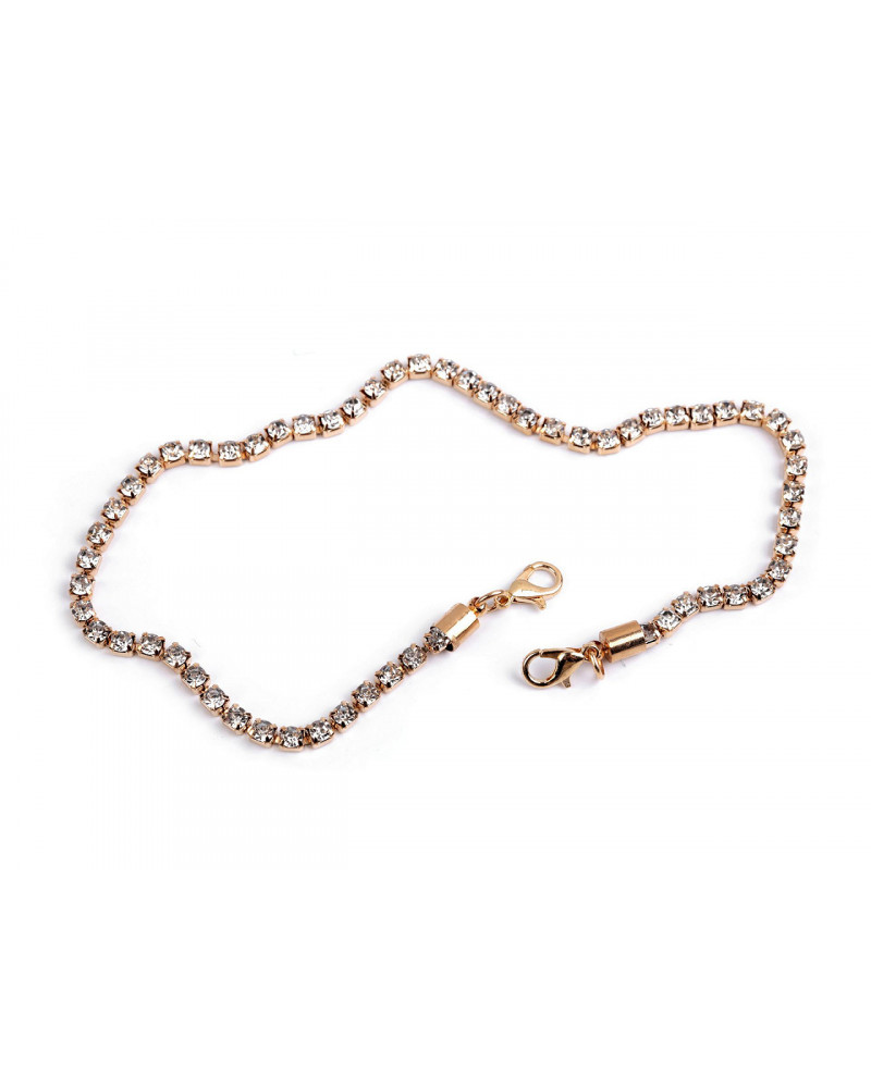 Strasszos lánc kézitáskákhoz és ruhákhoz 32,5 cm | Mimib