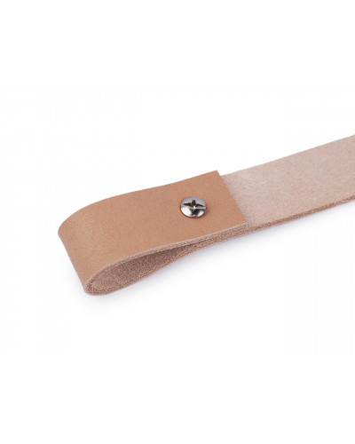 Bőr táskafül, kézitáska, kosárka széles 2 cm hossza 30 cm | Mimib