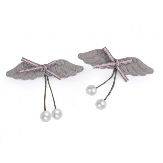 Aplikáció / felvarrható folt virág, szárnyak | Mimib