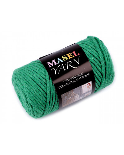 Újjrahasznosított pamut fonal macrame Ø5 mm | Mimib