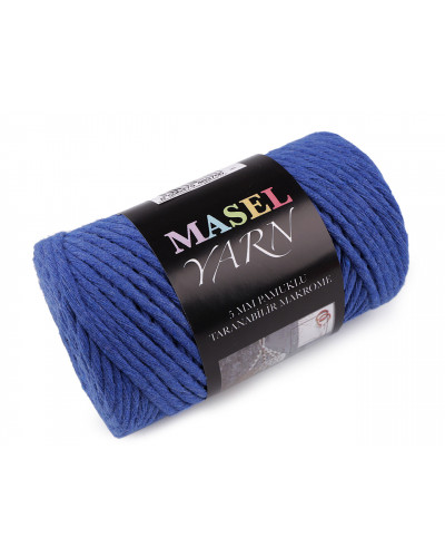 Újjrahasznosított pamut fonal macrame Ø5 mm | Mimib