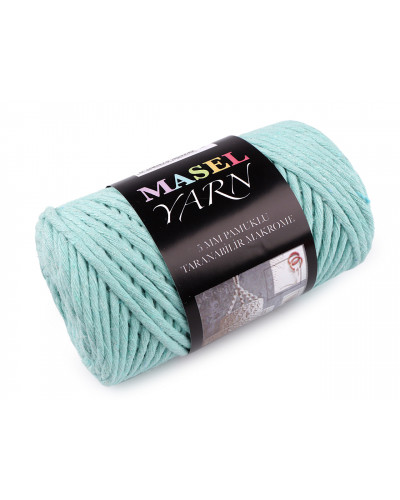 Újjrahasznosított pamut fonal macrame Ø5 mm | Mimib