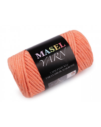 Újjrahasznosított pamut fonal macrame Ø5 mm | Mimib