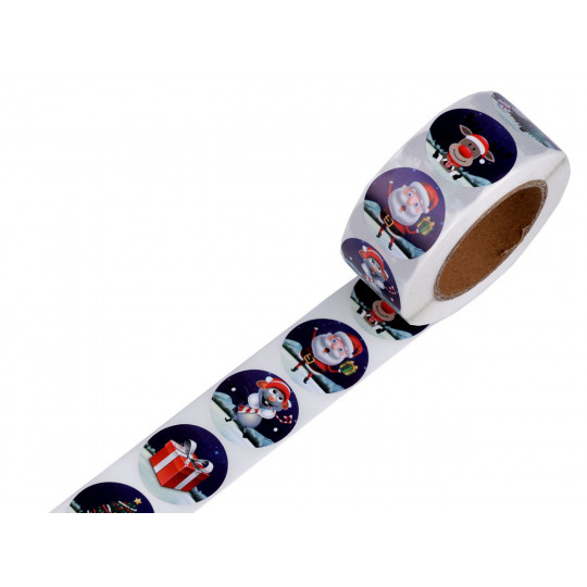 Papír ragasztók karácsonyi Ø25 mm | Mimib