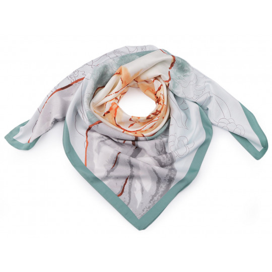 Szatén kendő 90x90 cm | Mimib