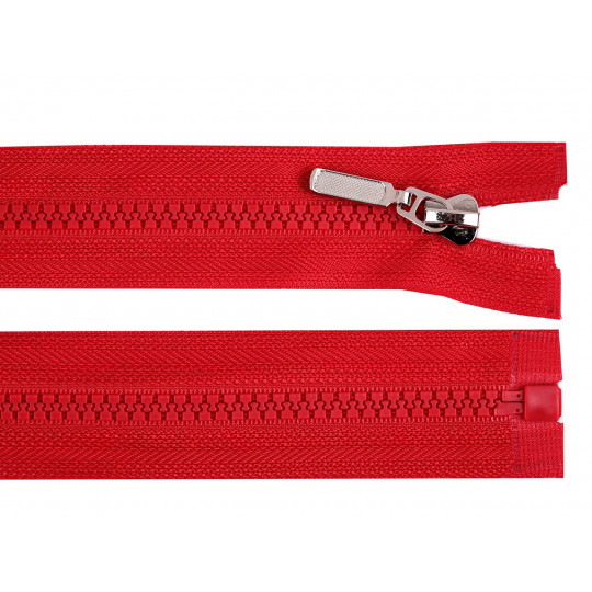 Műanyag GT10 bontott cipzár No 5,  60 cm dísz húzóka | Mimib