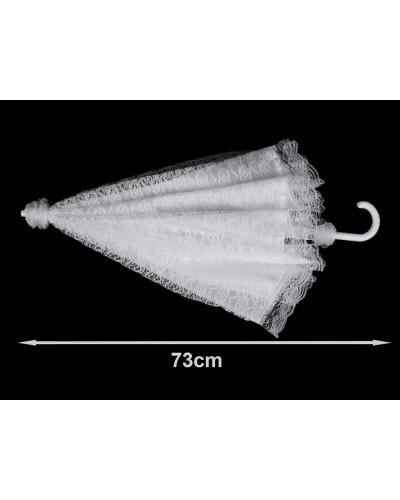 Lakodalmi kilövős esernyő csipkével | Mimib